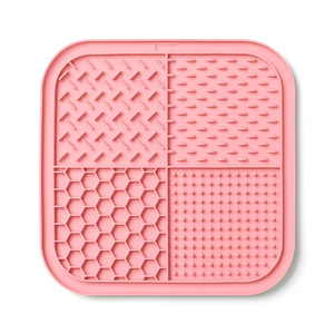 Pet Licking <b>Pad</b> Silicone Cat and Dog Slow Food Plate <b>Suction</b> Cup Licking Slow Food <b>Pad</b> Dog Anti Choking Silicone Slow Food Plate - Product Image 5
