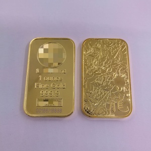 Barre <span class=keywords><strong>d</strong></span>'<span class=keywords><strong>or</strong></span> plaquée <span class=keywords><strong>or</strong></span> 2026 en fer, 12 animaux du zodiaque (Cheval, Dragon, Serpent), 1 once, avec numéro de série pour collection - Product Image 3