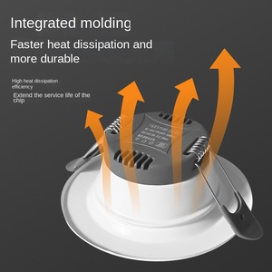 La surface carrée réglable enfoncée par blanc standard de l'Australie de Downlight de plafond économiseur d'énergie a mené vers le bas la lumière - Product Image 2
