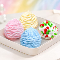 Nouvelles balles anti-stress en forme de bloc de beurre, jouets souples en TPR à remontée lente, moulables, croquantes, mignonnes, Kawaii, pour soulager le stress, cadeaux sensoriels à presser