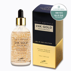 Cosméticos de Corea Venta al por mayor de lujo exfoliante médico 24K oro ampolla 100mL piel saludable 24K oro ampolla - Product Image 4