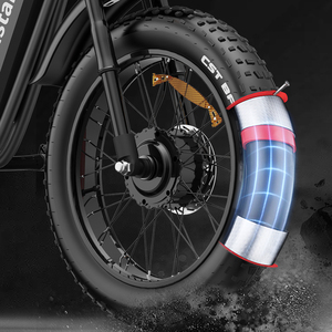 Bicicleta Eléctrica Pro30 de 20 Pulgadas Todoterreno, 52V 40Ah, Batería Doble, Motor Doble, Neumáticos Anchos, Suspensión Completa, Frenos Hidráulicos Dobles, Largo Alcance - Product Image 3
