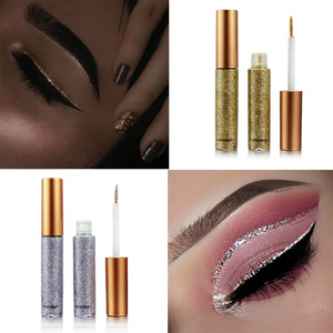 Ensemble de crayons pour eyeliner liquide en stock, paillettes scintillantes, eyeliners longue durée pour maquillage de fête, eyeliners colorés en or <span class=keywords><strong>vert</strong></span> - Product Image 3