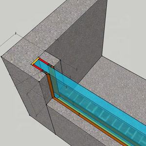 Sistema de Paredes para Piscinas de Acrílico |   Muro de Visualización Estructural de PMMA para Piscinas Infinitas en Azoteas de Hoteles - Product Image 2