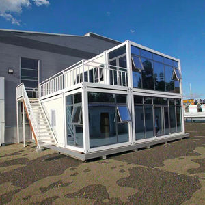 Casa contenedor desmontable de oficina modular prefabricada de lujo de 20 pies - Product Image 1