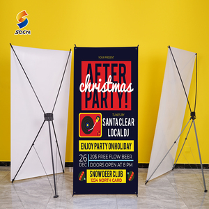 Quảng cáo x biểu ngữ cho triển lãm thương mại giá thấp đứng kích thước 60x160 cm 80 biểu tượng tùy chỉnh trọng lượng nhẹ Cmyk in kỹ thuật số x biểu ngữ - Product Image 5