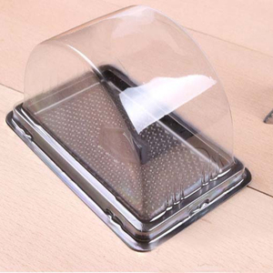 PET Plastic Fruit Packaging Box Blister Transparent Salad Container Clamshell Vegetables Plastic Drying Tray Food Contai