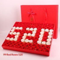 520 Hadiah Ulang Tahun Hari Valentine Kotak Hadiah Bunga Sabun Mawar Gaya Kreatif Kejutan untuk Pacar Hari Ibu Wisuda