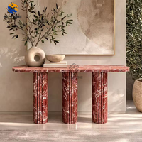 Table console d'entrée KT STONE, style nordique minimaliste, imperméable, anti-poussière, élégante, décoration de la maison, marbre
