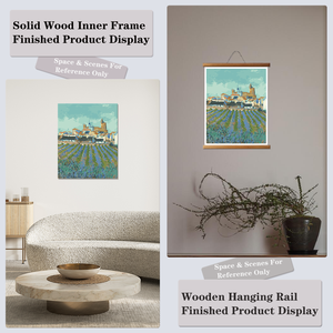Painting by Numbers Kit Landscape Canvas Art Pastoral Village Scene Handmade Digital Printed Rectangle Home Decor - Product Image 6