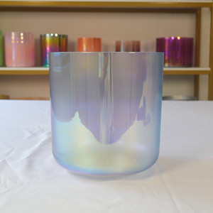 Hf âm thanh chữa bệnh tinh khiết thạch anh tinh thể hát Bát bán buôn lăng trụ mờ tinh thể âm thanh Bát Yoga Thiền cụ - Product Image 2