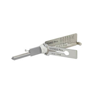 CIVIL Tool LISHI SS002 2-in-1 Dietrich-Decoder-Schlosserwerkzeug – Zuhause-Stahlschloss-Dietrich-Set für Haussicherheit - Product Image 1