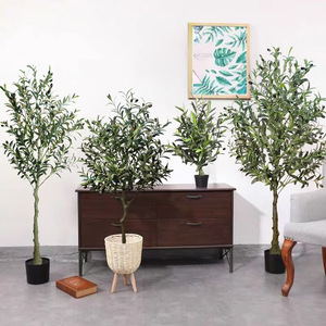 <span class=keywords><strong>Albero</strong></span> di Ulivo Artificiale Realistico con Frutti Neri, 180 cm, Pianta Finta in Vaso per Decorazione Interna ed Esterna, Casa e Giardino - Product Image 2