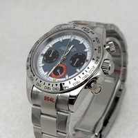 Nouvelle montre chronographe à quartz pour hommes, 39mm, boîtier en acier massif, mouvement VK63