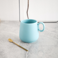 Tasse à café en porcelaine, vaisselle en vrac, violet mat, glaçage, bon marché,