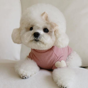 Роскошная Классическая новая одежда для щенков XS XL полиэфирные футболки весна осень зима Оптовая домашняя одежда для домашних животных пальто - Product Image 4