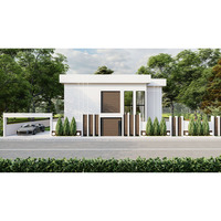 Villa Préfabriquée de Luxe en Acier Léger