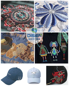 Price 12 Colors 6 9 Needle Terry Thread Taping Old Typical Button Computerized Hat <b>Towel</b> Autometic Embroidery Machine 1 <b>Head</b> Usb - Product Image 6