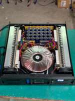 Amplificateur de puissance professionnel 2U, amplificateur de classe H, 4 canaux, 4x1000w, amplificateur stéréo pour caisson de basses, équipement audio pour scène