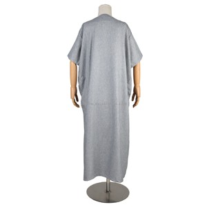 Ultima 2024 manica corta collo morbido Zip <span class=keywords><strong>Africa</strong></span> ragazzo musulmano pregando Jalabiya abbigliamento islamico Jubah Boubou abito <span class=keywords><strong>marocco</strong></span> - Product Image 3