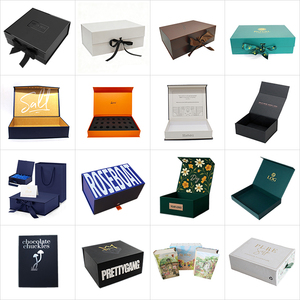 Boîte cadeau de luxe écologique noire rigide pliable en éponge avec logo personnalisé en relief pour écharpe, ceinture, chapeau, <span class=keywords><strong>mouchoir</strong></span> - Product Image 6