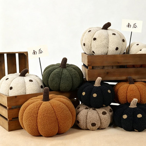 Pumpkin-shaped throw <b>pillows</b> with an Instagram-worthy, high-end feel, perfect for living room <b>sofas</b>, Nordic-style bedrooms, or - Product Image 2