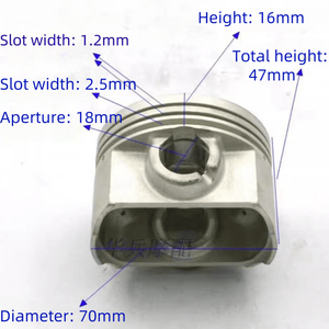 Sản xuất tại Trung Quốc Lifan siêu lạnh cg250 Phụ tùng xe máy cg250 động cơ làm mát bằng nước xi lanh cơ thể piston và Piston Ring - Product Image 6