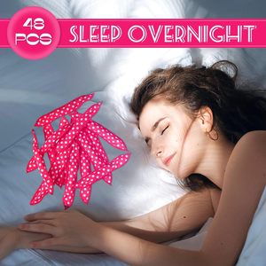 Venta Directa de Fábrica: Rizadores de Pelo Suaves Sin Calor, 6 Unidades/Bolsa, Rodillos de Esponja de Satén para Dormir, Herramientas DIY para Peinado - Product Image 3