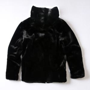 Giacca Invernale Calda da Uomo di Alta Qualità con Cappuccio in Pelliccia Personalizzata Vendita Diretta dalla Fabbrica <span class=keywords><strong>Cappotto</strong></span> in Vero <span class=keywords><strong>Visone</strong></span> Abbigliamento in Pelliccia - Product Image 2