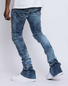 بنطلونات جينز فضفاضة للرجال بجودة عالية وسعر منخفض بالجملة، بنطلونات جينز مستقيمة وواسعة للرجال - Product Image 6