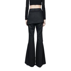 กางเกงแฟชั่นลำลองสไตล์สตรีทแบบขาบานทรงระฆัง ล้างสีได้ พิมพ์โลโก้ได้ตามสั่ง ราคาขายส่ง - Product Image 2