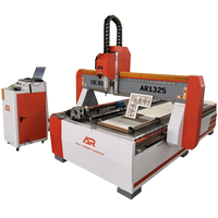 Venta caliente 4 Axis 1325 4 * 8ft Cnc Router 3D tallado de madera Mdf cocina gabinete puerta que hace máquinas con eje giratorio