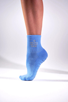 Chaussettes de yoga antidérapantes populaires pour femmes, fabrication OEM, vente en gros, chaussettes de sport professionnelles pour Pilates, chaussettes en coton biologique doux