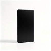 Support de bureau en aluminium anodisé noir mat pour écran E Ink, fabrication CNC personnalisée, coque extérieure pliable pour affichage électronique