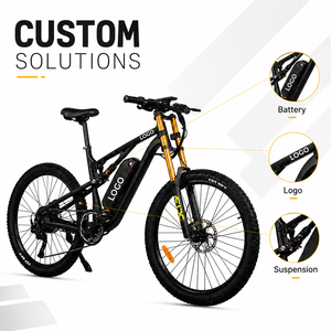 Vélo de montagne électrique 750W 48V 20Ah 27,5 pouces, autonomie 80 km, cadre en alliage d'aluminium, logo personnalisé, usine de fabrication - Product Image 1
