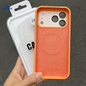 Coque magnétique en silicone premium pour iPhone 15 Pro avec protection d'objectif en verre AG, antichoc, pour iPhone 17 Pro Max - Product Image 6