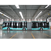 Bus électriques à plancher bas pour le transport urbain, 18 m, 32-55 places, simple étage, autonomie 300-400 km, conduite à gauche, transmission automatique, neuf