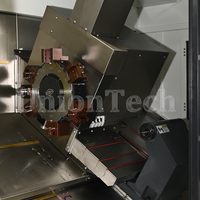 Tour CNC à banc incliné FCK56-1200, centre de tournage 560 mm avec axe Y, tourelle motorisée BMT55 12 postes, CE