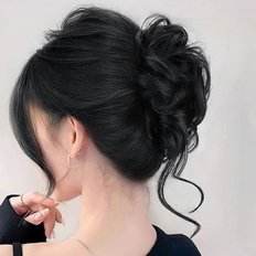 Parrucca bordo onda nera di alta qualità X 2 Tincapers Upstyle WFHX02N - Product Image 1