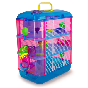 Jaula para Hámster de Alta Calidad, Fabricada en China, Plegable, de Múltiples Niveles, en Varios Colores, con Juguetes - Product Image 2
