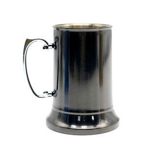 Grande tasse isotherme en acier inoxydable à <span class=keywords><strong>double</strong></span> <span class=keywords><strong>paroi</strong></span>, <span class=keywords><strong>verre</strong></span> à bière personnalisé avec poignée, tasse de camping, verres à bière, gobelet à vin, idéal pour l'extérieur - Product Image 3