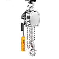 Nouvelle palan électrique à chaîne en acier inoxydable de 10 tonnes, hauteur de levage de 3 m, télécommande, protection IP54