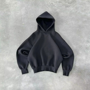 Sweat-shirt personnalisé 100% coton, poids lourd, fournisseur, sans cordon, imprimé DTG, surdimensionné, 400 g/m², molleton <span class=keywords><strong>vintage</strong></span> pour <span class=keywords><strong>homme</strong></span> - Product Image 2