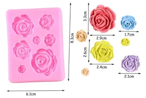Cetakan silikon coklat Hari Valentine kualitas tinggi untuk ornamen kue & cetakan kecantikan makanan penutup cetakan bahan silikon tingkat makanan