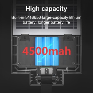 ไฟถนนพลังงานแสงอาทิตย์กลางแจ้งกันน้ำ8000LM ความสว่างสูงพลบค่ำถึงรุ่งอรุณหลอดไฟ LED พร้อมเซ็นเซอร์ตรวจจับการเคลื่อนไหวการควบคุมระยะไกลสำหรับสวน - Product Image 6