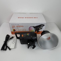 Kit d'éclairage photo RGB COB 100W, lampe LED de studio, capot, CRI 95, température de couleur réglable 3200-6500K, télécommande, ABS