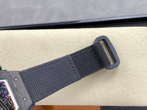 Reloj Mecánico de Alta Gama, Hecho a Medida, de la Mejor Calidad, Resistente al Agua, 39 mm, Movimiento CRMA7, RM67-01, NTPT, Esqueleto de Carbono, Reloj RM - Product Image 5