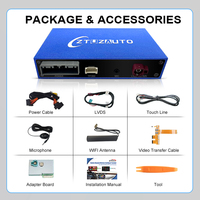 ZTUZAUTO Boîtier Adaptateur Sans Fil Apple CarPlay Android Auto pour Alfa Romeo Giulietta 2014-2019 7'' Mirror Link Caméra Avant/Arrière