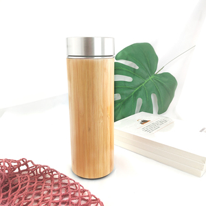Vente directe d'usine, thermos à café <span class=keywords><strong>isotherme</strong></span> personnalisé de haute qualité, gobelets en bois sans BPA, <span class=keywords><strong>bouteille</strong></span> en bambou 100% naturel - Product Image 4