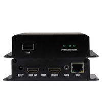Codificador de Video SRT para Transmisión en Vivo Compatible con H.265 HEVC H.264, con Salida en Bucle, Salida Ethernet 1080P 60fps, Audio AAC